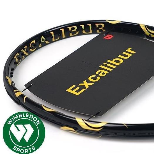 TERBARU - EXCLUSIVE Raket Wilson EXCALIBUR BLACK GOLD LIMITED EDITION ORIGINAL