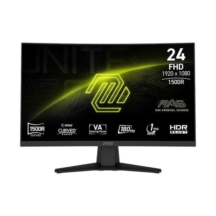MSI GAMING MONITOR CURVED 24 INCH MAG 244C / MAG244C 1R VA FHD 10P 1MS 180HZ 3Y