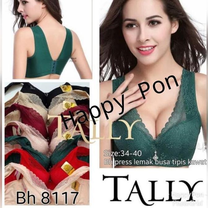 Bra Penekan Lemak Tally 8117 Tali Lebar | Bra Big Size | Bh Jumbo