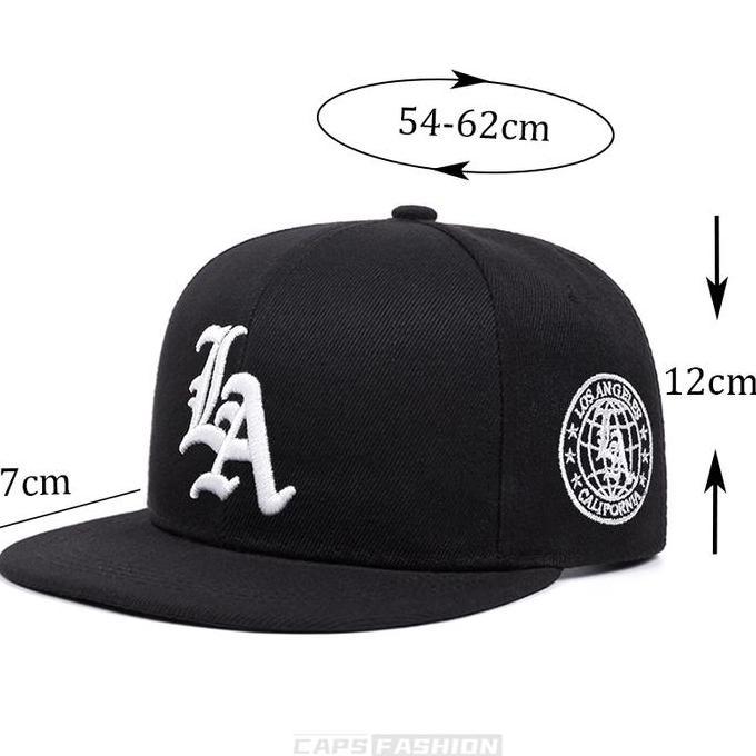Topi Snapback Sulaman LA Fashion Distro Baseball untuk Pria Wanita - Ukuran Besar