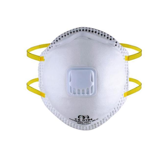 Asli.. Cig Mask White Ffp1 Valve  C1501/Masker/Cig Masker/Masker Debu