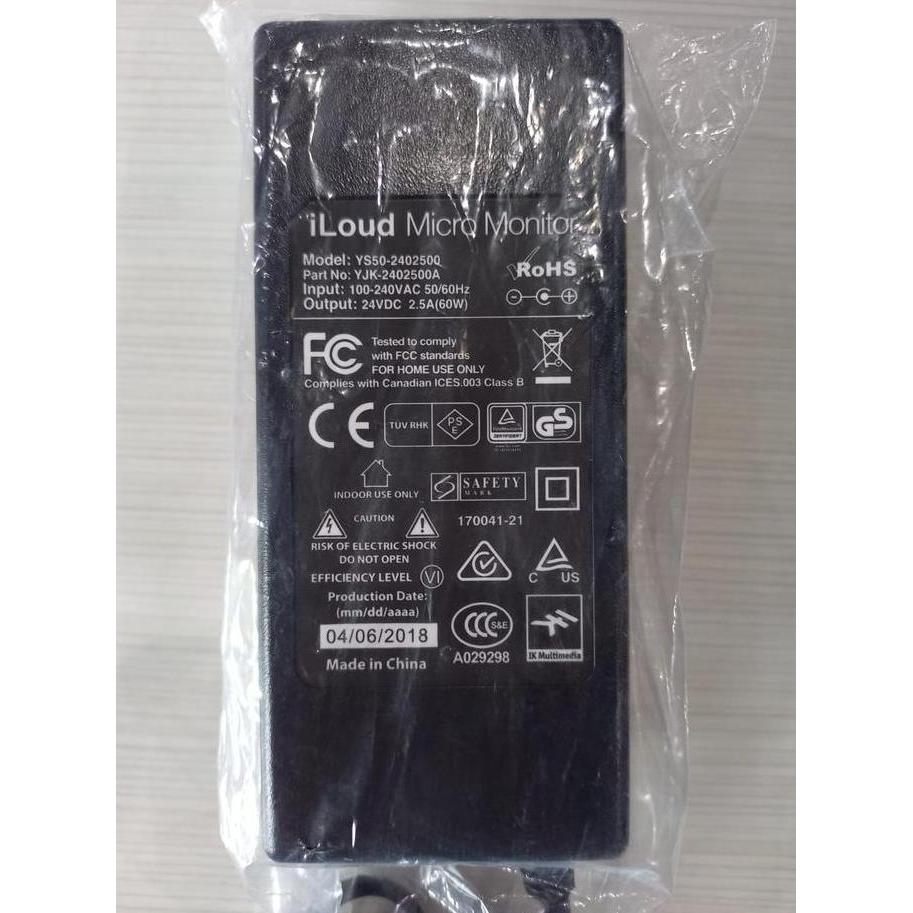 IK Multimedia iLoud Micro Monitor Adaptor PSU