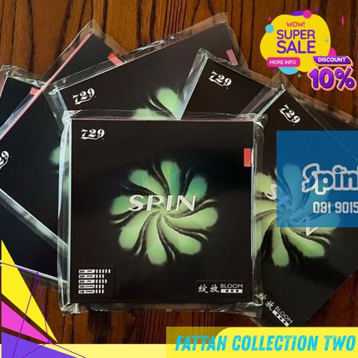 KARET PINGPONG TENIS MEJA FRIENDSHIP 729 BLOOM SPIN BY FATTASH COLLECTION TWO