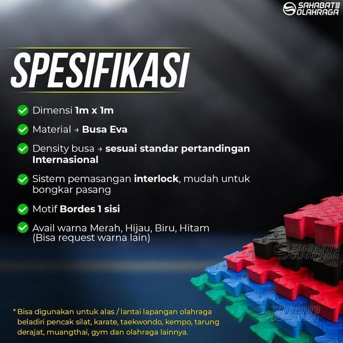 Matras Beladiri Puzzle 1 cm(karate,silat,taekwondo)