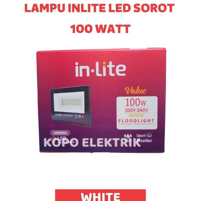 New- Inlite Lampu Sorot 100 Watt LED Inlite Sorot Value INF030