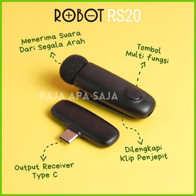 New- Mic Clip On Wireless - Microphone Bluetooth HP Microfon Mix