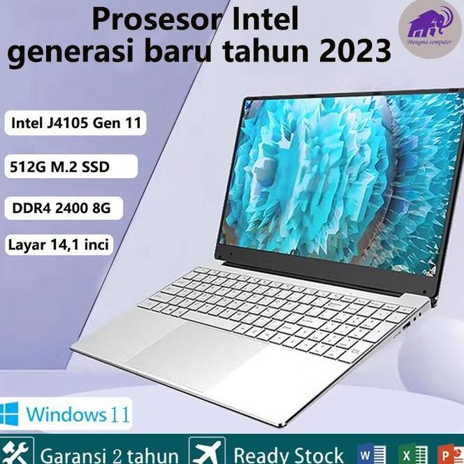 Xim Pc Notebook Tipis 2024 Untuk Rumah Kantor Dan Pelajar Intel J4105 Ram 8Gb Ddr4 Ssd 512Gb Bonus M