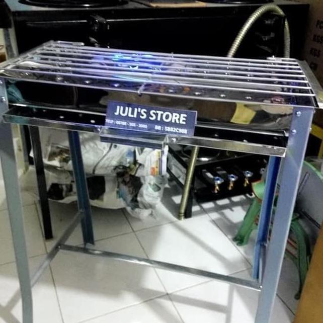 Bakaran Arang Stainlesspanggangan Arang Stainless Ayam Sate Ikan Dll