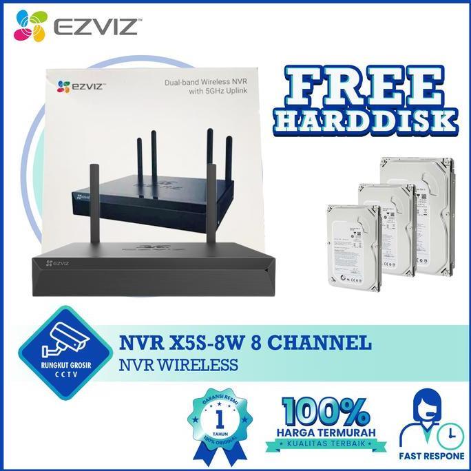 NVR EZVIZ 8CH X5S-8W NVR Wireless 8 Channel