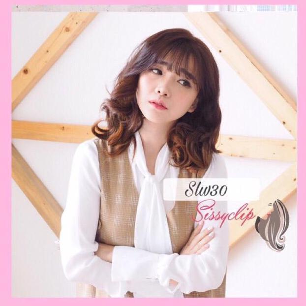 Sissyclip - Slw 30 / Hair Clip Bergelombang Ukuran Sebahu 30 Cm