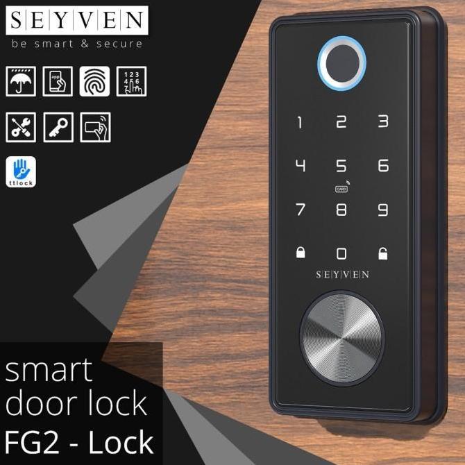 SEYVEN FG2-TTLOCK SEYVEN DEADBOLT SMART DOOR LOCK SMART LOCK DOOR