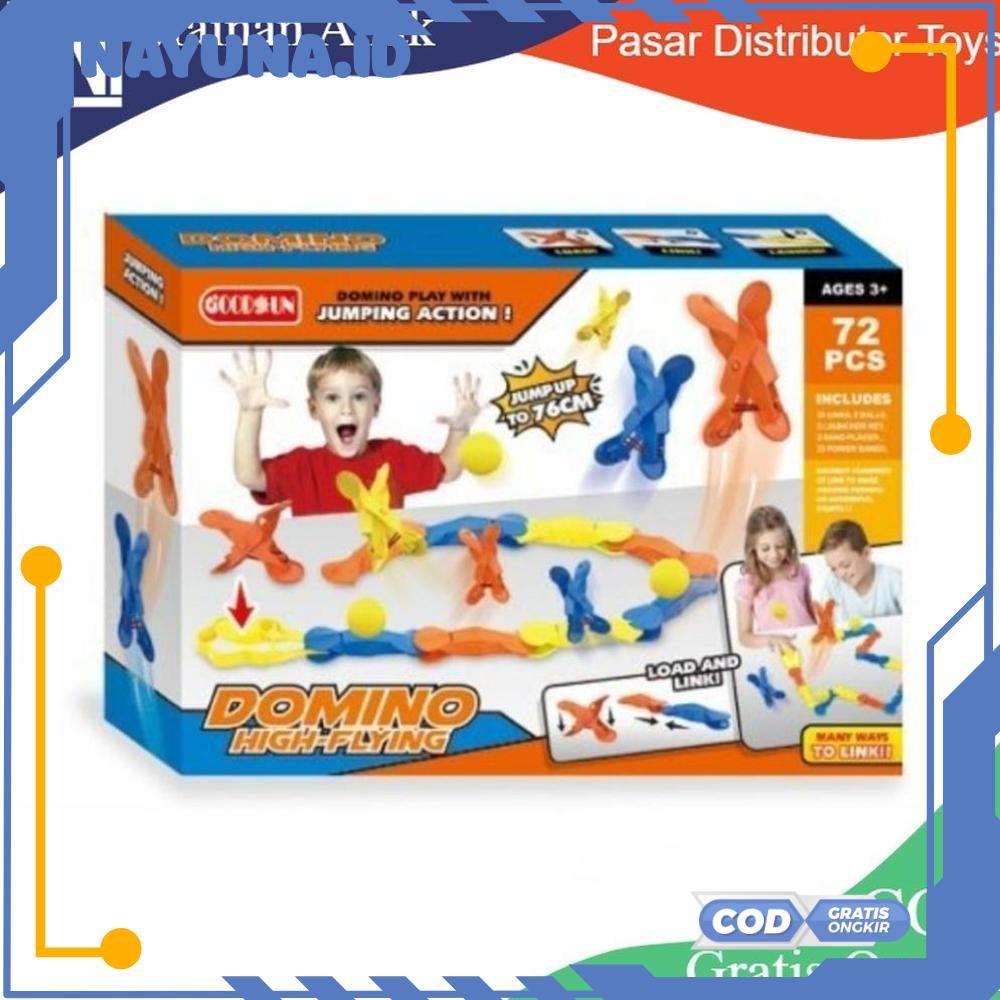Diskon Mainan Anak DOMINO HIG-FLYING 72PCS 8603 Mainan Game Board Family Kid Mainan Anak - RO30-2011
