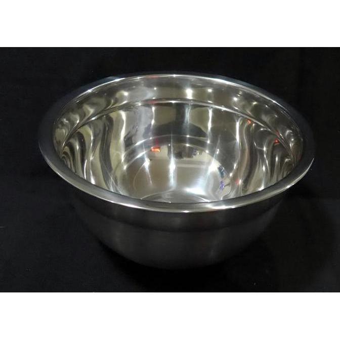 Tempat Makan Minum Stainless Bowl 22cm x 11cm