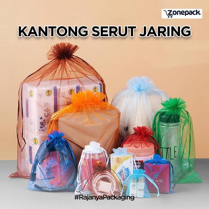 [10 PCS] Kantong Serut Tile Souvenir | Kantong Tile Hampers Parcel Pouch Kain Gift  Drawstring Pouch