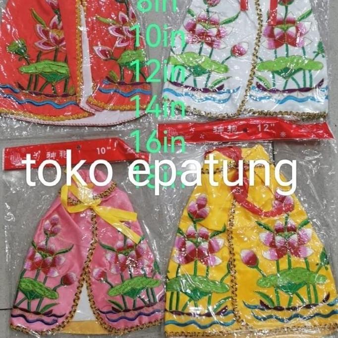 Baju Jubah Patung Dewi Kwan Im - 6/8/10/12/14/16/18 - Inch - (Gl)