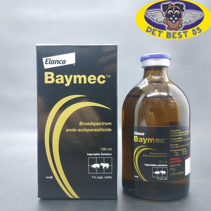 Ready stock Baymec Ivermectin 100ml Obat Suntik Jamur Scabies/Demodex/Antiparasit
