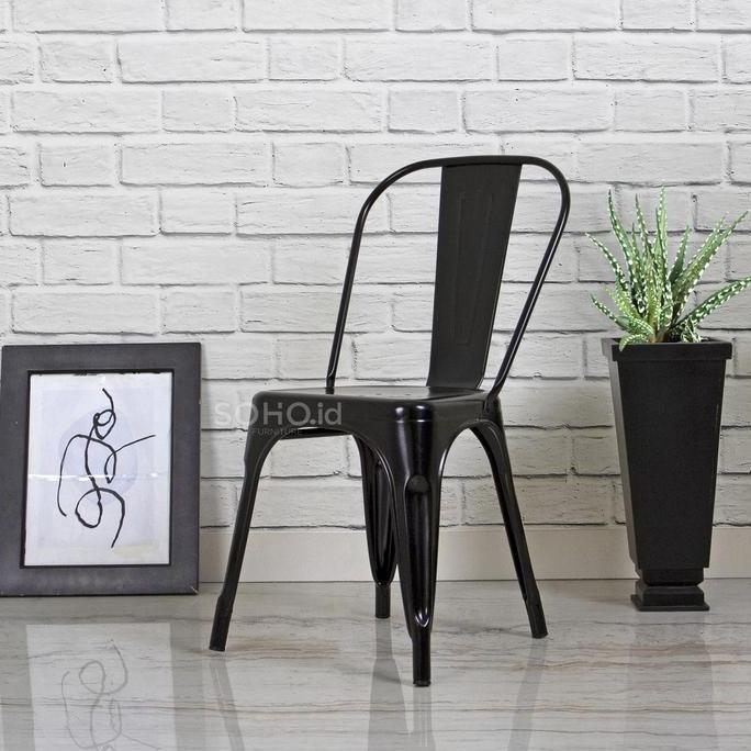 Soho.id Soho Kursi Cafe Besi Kursi Makan - Kursi Tolix Metal CO