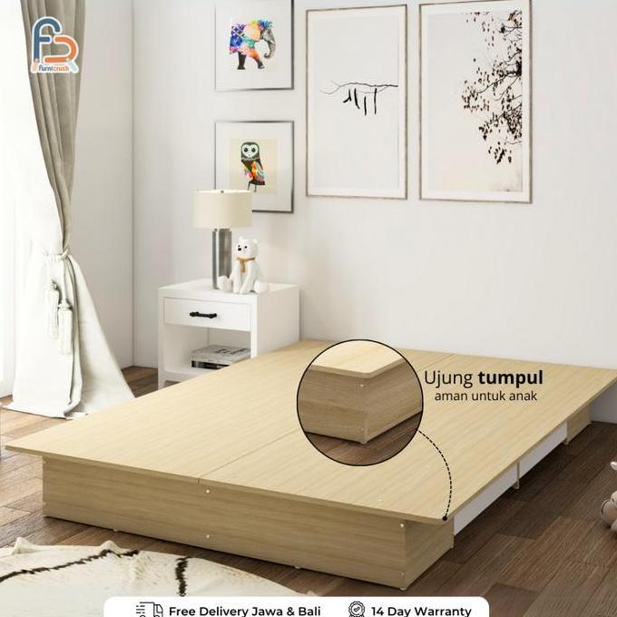 Furnicrush Alas Tempat Tidur / Divan / Dipan 140 / Dipan laci / CAMILLE BED 214 CO