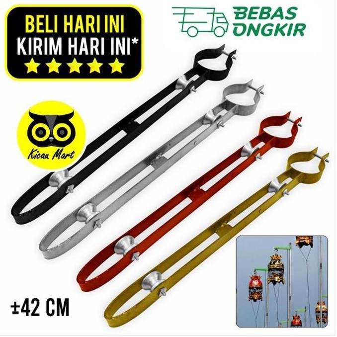 Ready stock Katrol perkutut antik kerekan besi gantungan sangkar burung perkutut