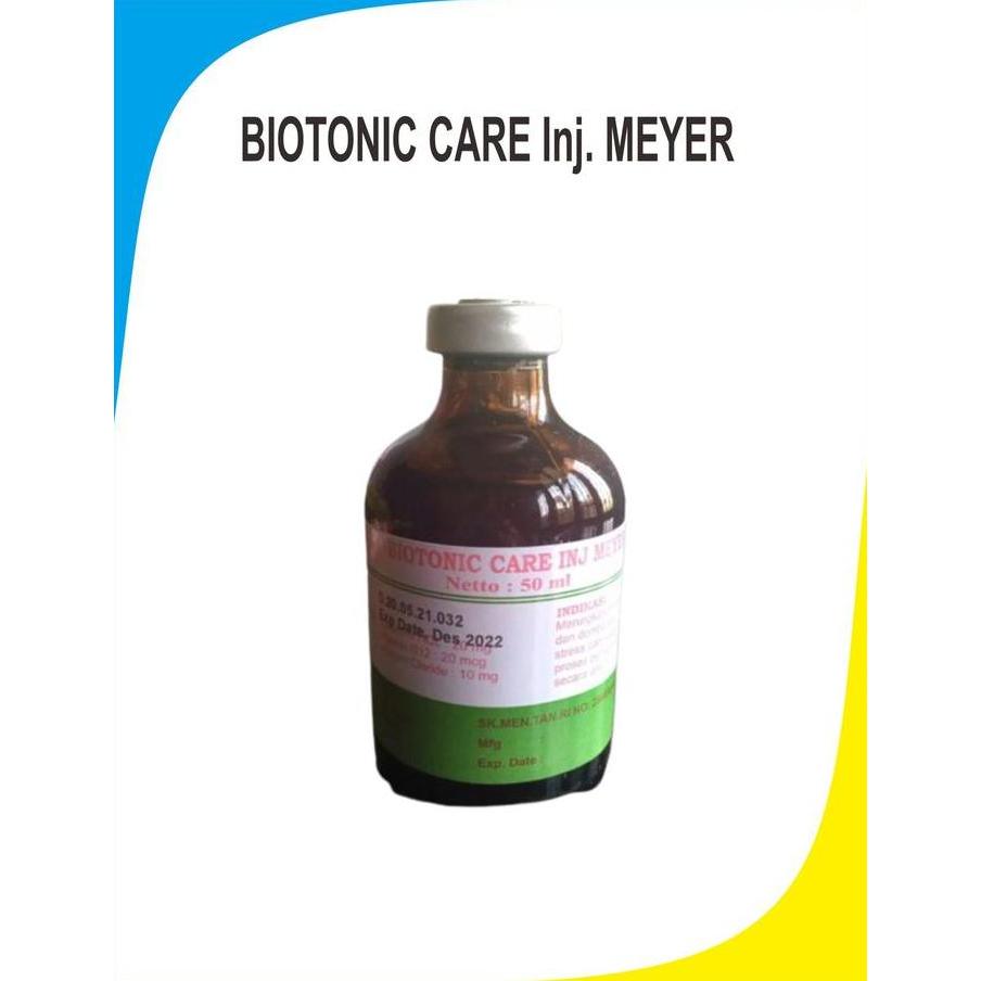 Ready stock OBAT HEWAN PENGUAT OTOT/penguat syaraf otot Biotonic Care inj Meyer