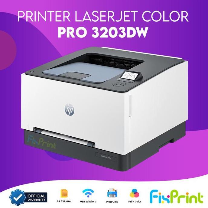Printer HP Laser Color Pro 3230dn Single Function Pro 3230dw WiFi Print Only A4 Bergaransi Original 