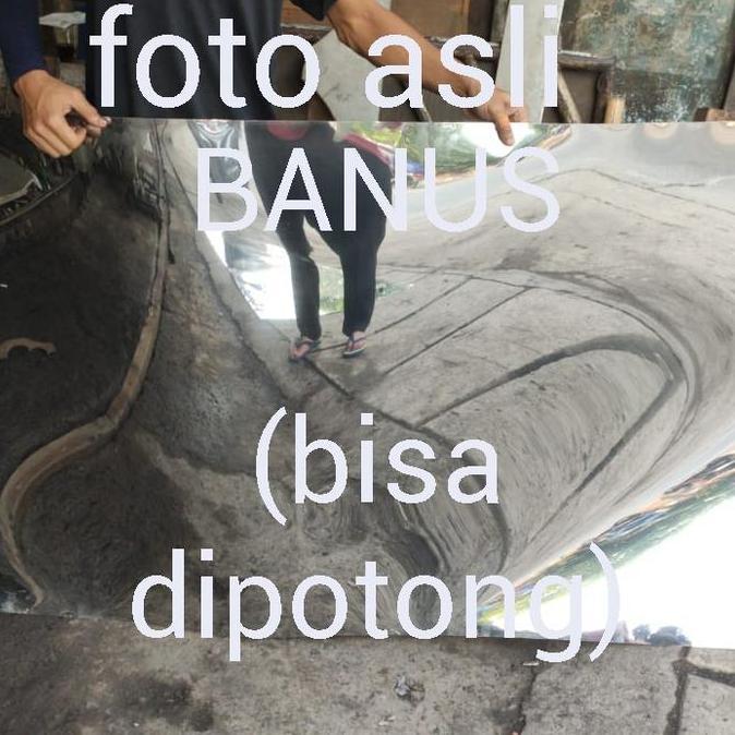 Plat stainless mirror 2 mm / plat mirror stainless BA tebal 2 mm