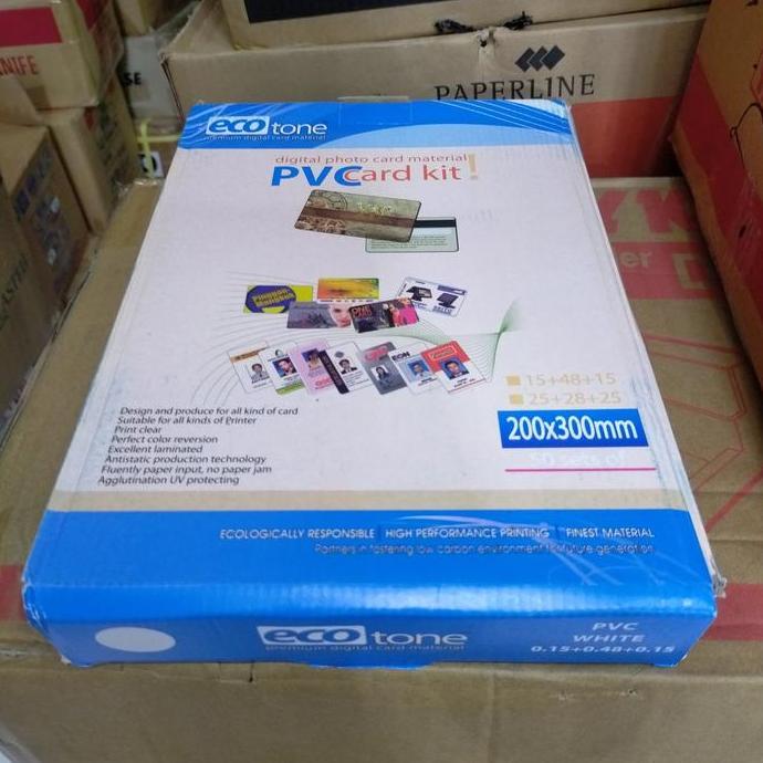 PVC card kit (digital photo card material) murah