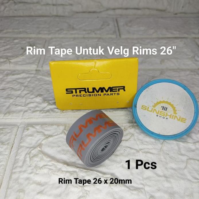 Rim Tape STRUMMER Rims Marset Velg 26 Sepeda MTB Federal CTB Mini Jumlah 1 Bj