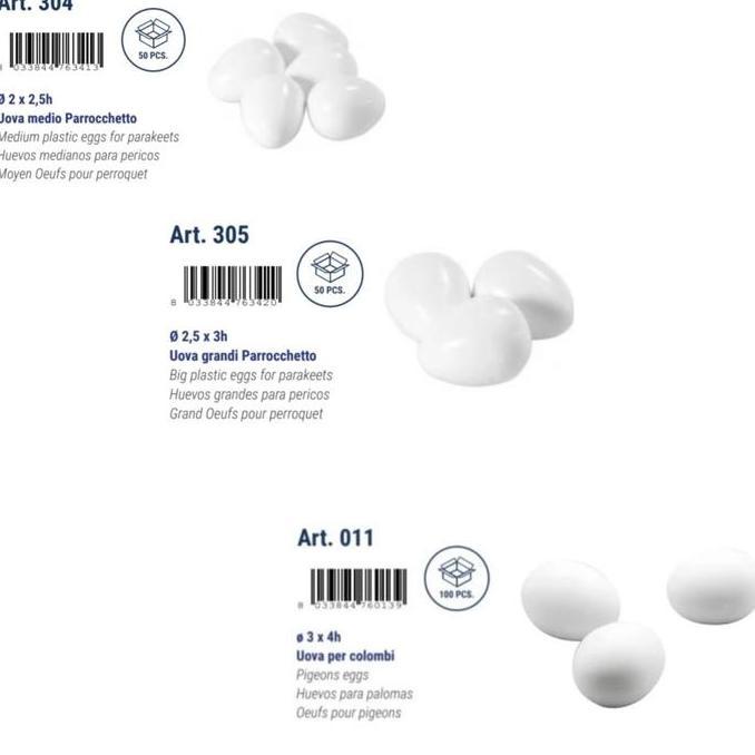 Dummy Egg Bird 2gr import italy Telor Palsu Padat Berat Anti Pecah