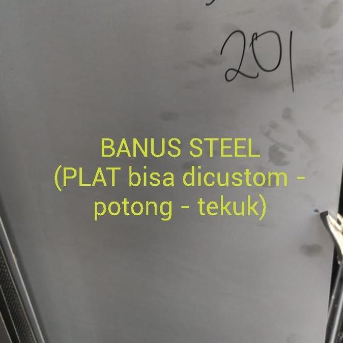 Plat stainless 1,2 mm / plat stainless 201 tebal 1,2 mm / plat stenlis