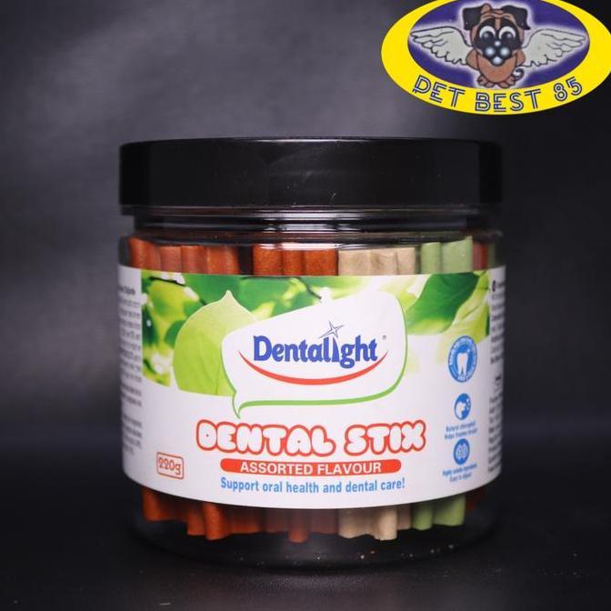 Dentalight Dental Stix 220gr Snack Anjing Dentalight/Dog Treat/Dental
