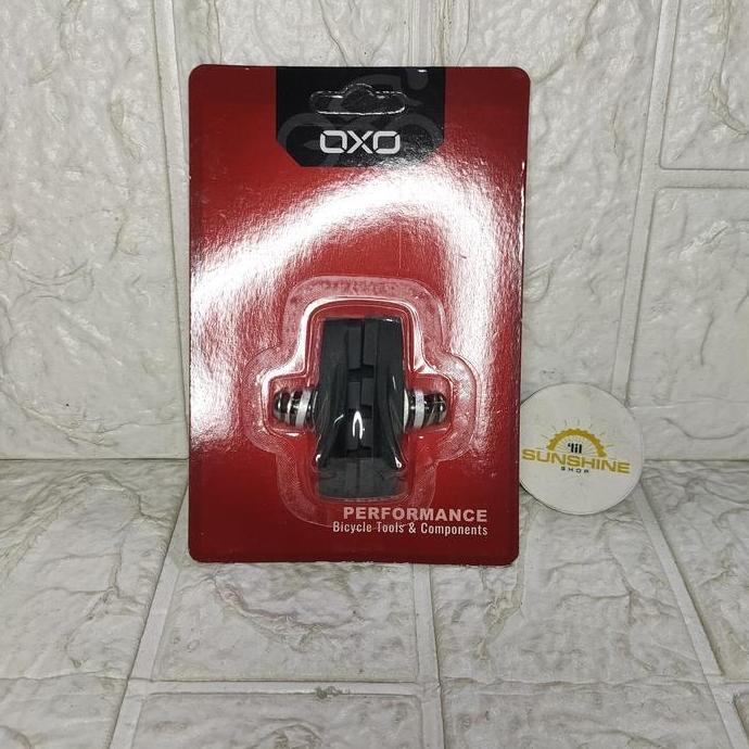 Karet Kampas Rem U Brake Shoe OXO BS252 Untuk Sepeda Lipat Folding Bike Roadbike Balap Road