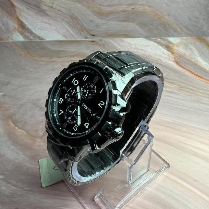 Jam Tangan Pria FS4721 Dean Black Dial Smoke Jam Pria Stainless Steel