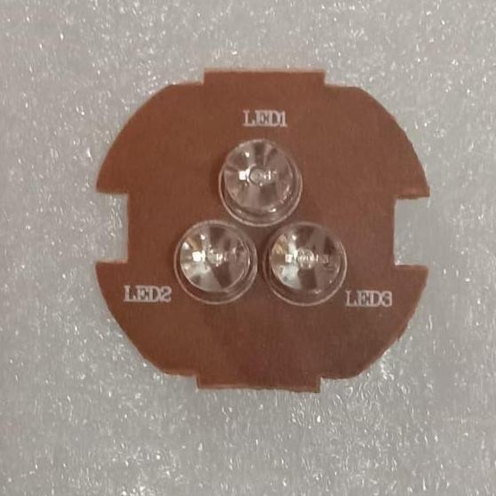 LED RGB 3 JALUR PCB WAY DC 3.3V 3 LED LED RGB [ RED GREEN BLUE ]