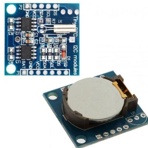 DS1307 RTC 24C32 32K I2C EEPROM TINY BATTERY CLOCK WIRE