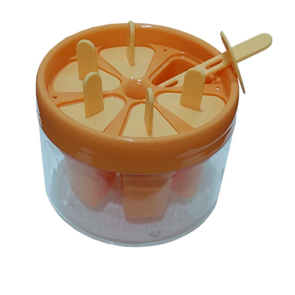 Cetakan Es Krim Stik 6 Slot Ice Lolly Maker Puding Yogurt Homemade