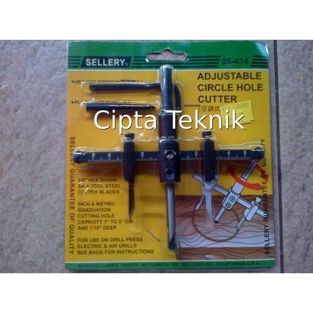 Promo Hole saw adjustable circle hole cutter Diskon
