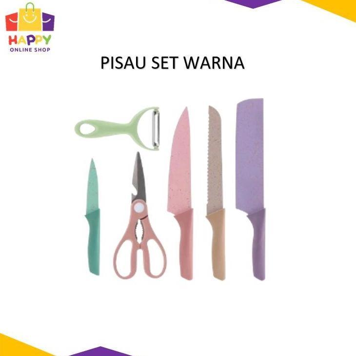 Pisau Set Warna Warni