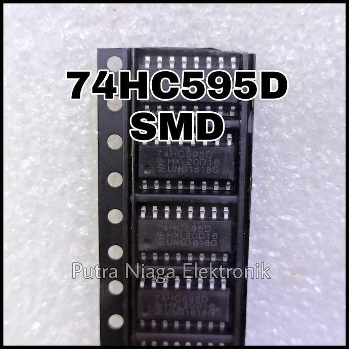 Baru (1) ic 74HC595 SMD 74HC595D HC595D putran1a Ayo Beli