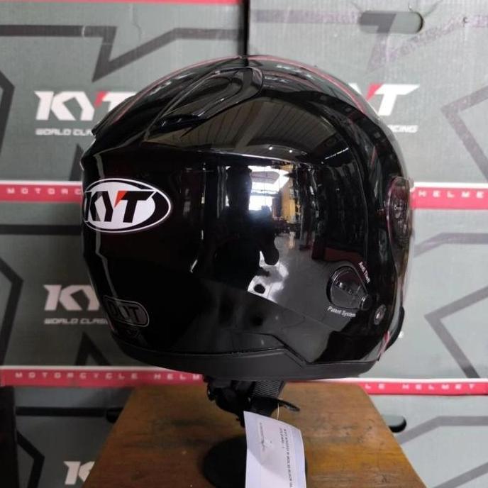 Terlaris Ink Kyt Kyoto R Solid Helm Half Face Wanita Pria Premium Original 100% Dengan Double Visor 