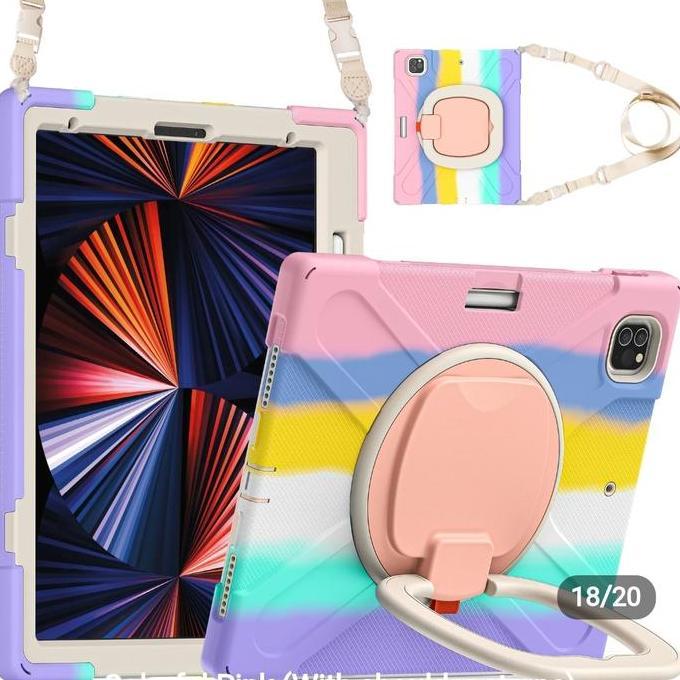 Casing Armor Ring Standing Free Tali Ipad Air 4 / Ipad Air 5