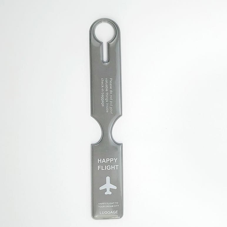 Tag Nama Koper Travel Silikon Luggage Tag Bagasi Gantungan Identitas Anti Hilang