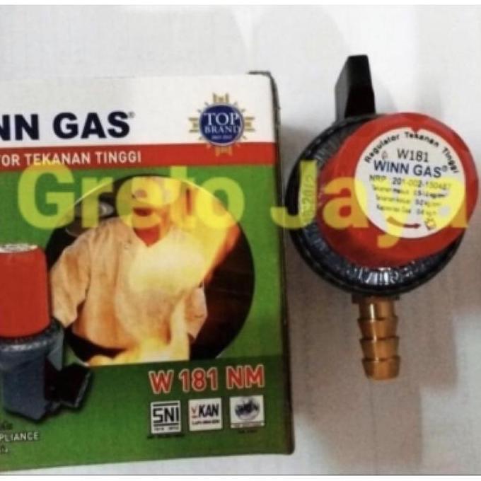 Regulator Gas Elpiji Tekanan Tinggi LPG Kompor Jos Tanpa Meteran