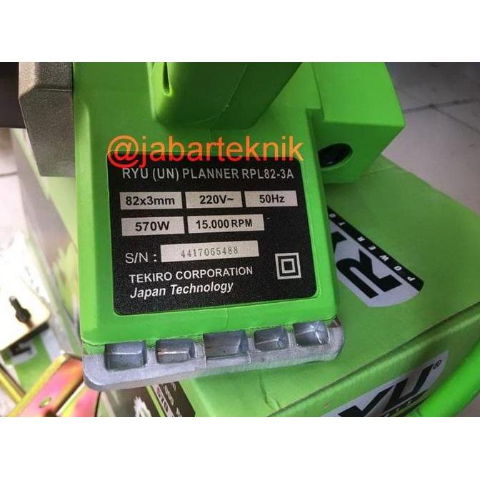 Qohahruns - Ryu Rpl 82-2A Mesin Planer Ketam Serut Kayu