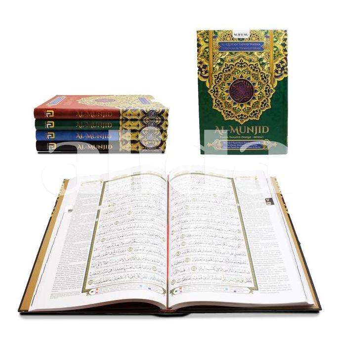 Al-Quran JUMBO AL-MUNJID Terjemah Latin Alquran Tajwid Lansia Almunjid