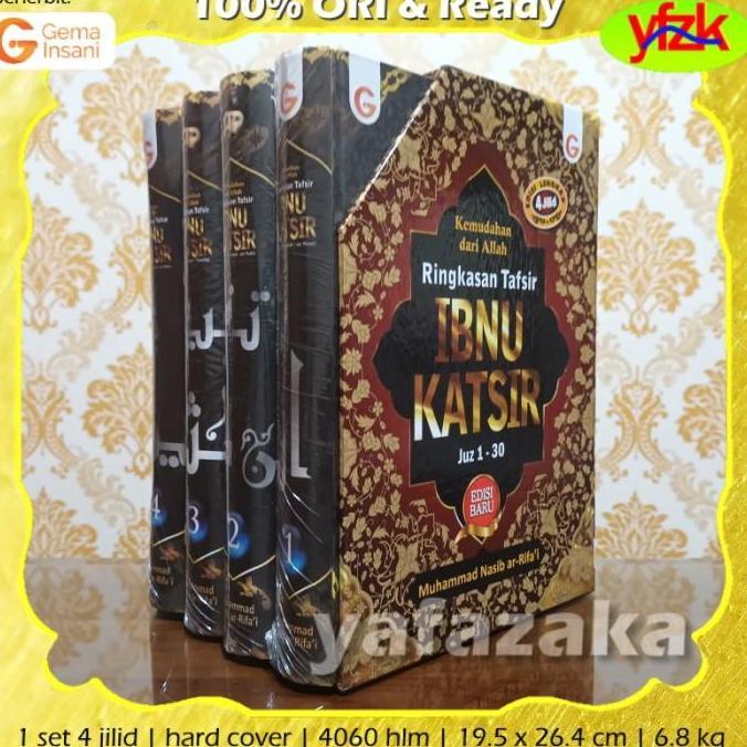 Buku Ringkasan Tafsir Ibnu Katsir 1 Set Lengkap Tafsir Al-Quran