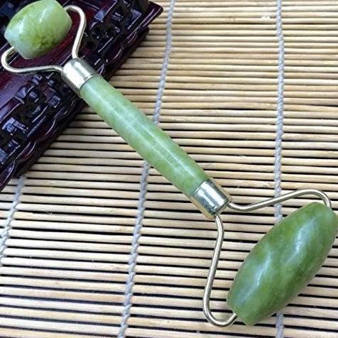 Alat Pijat Wajah Gua Sha Jade Roller Batu Alam Untuk Relaksasi Kulit Dan Anti Penuaan
