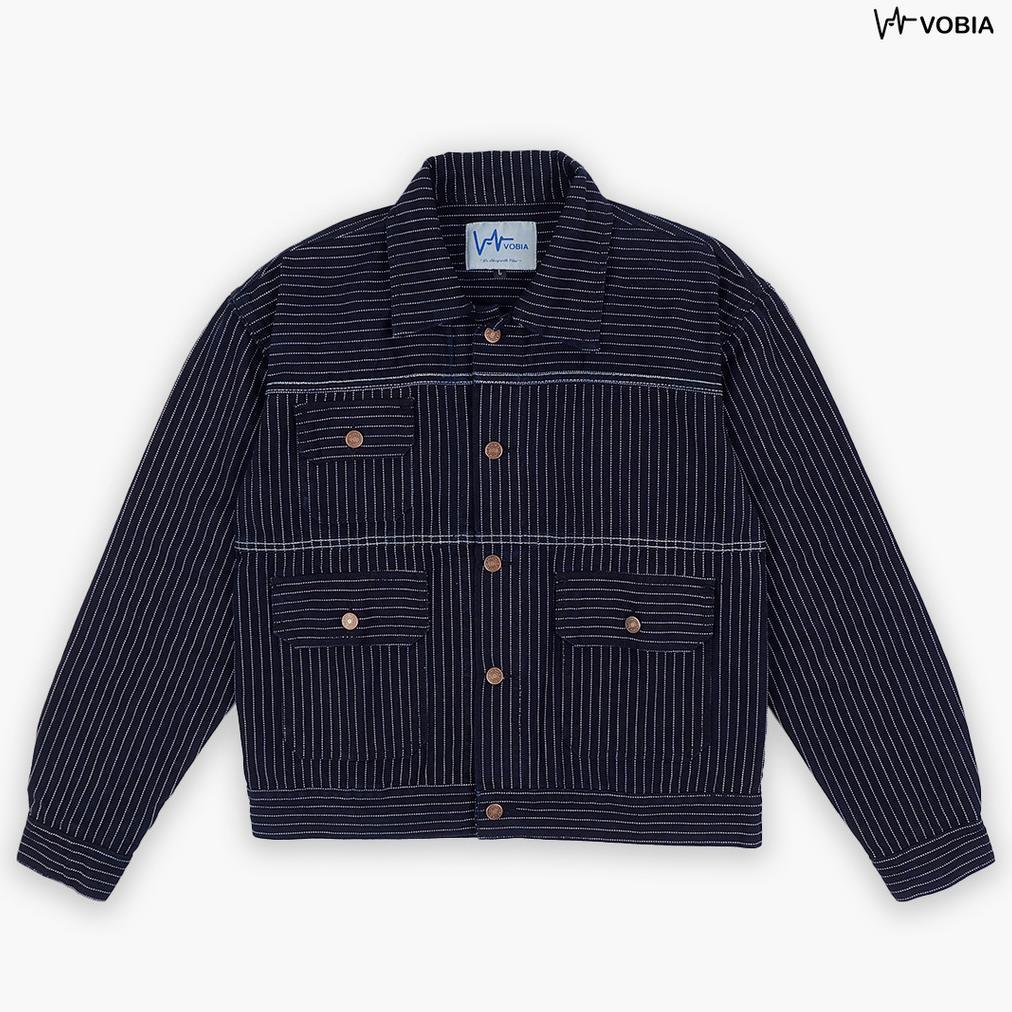 Vobia Outer - Wabash Boxy Jacket Denim Klasik