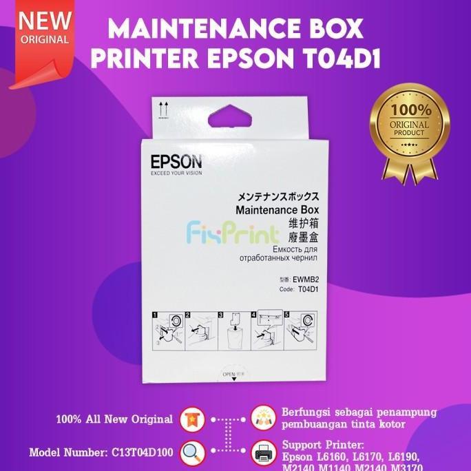 Box Epson T04D1 Maintenance Kotak Pemeliharaan L4260 L6260 L6270 L6290