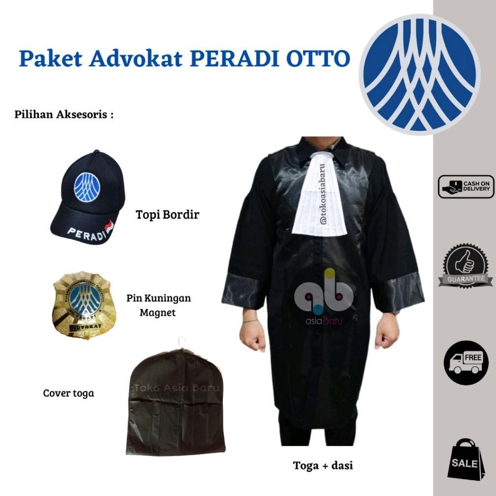 [Peradi Otto] Toga Advokat | Toga Pengacara | Pelantikan | Peradi Otto | Paket Lengkap | Redy Stok